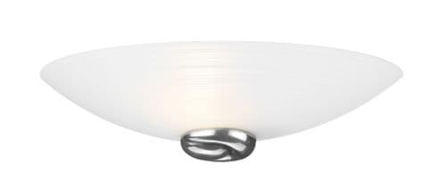 Swirl 1-light Made in the Cotswolds Wall Light Pewter SWW0767 (Class 2 Double Insulated)