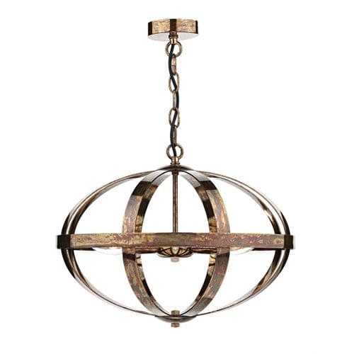 Symbol 3 Light Pendant Petrol Copper SYM0364
