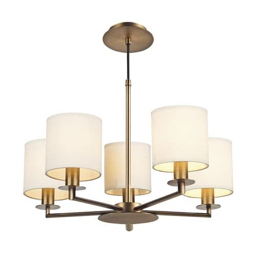 Tyler 5 Light Height Adjustable Pendant Bronze TYL0563