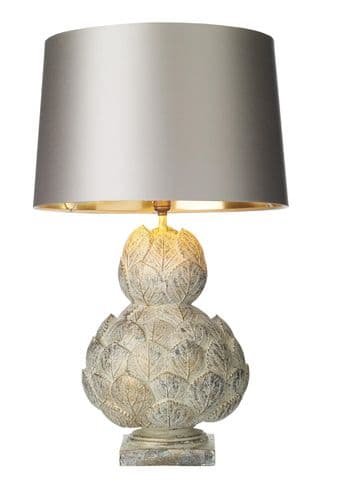 Umbra table lamp in cream/gold, base only UMB4212
