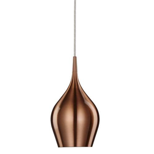 Vibrant 1 Light Copper Pendant 6461-12Cu