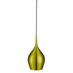 Vibrant - 1 Light Green Coloured Aluminium Pendant (6461-12Gr)
