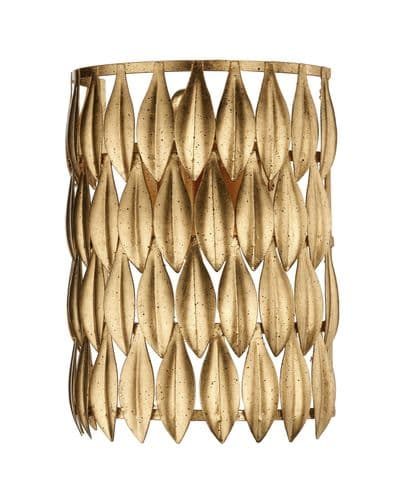 Volcano 1 Light Wall Bracket Gold (Class 2 Double Insulated) VOL0735