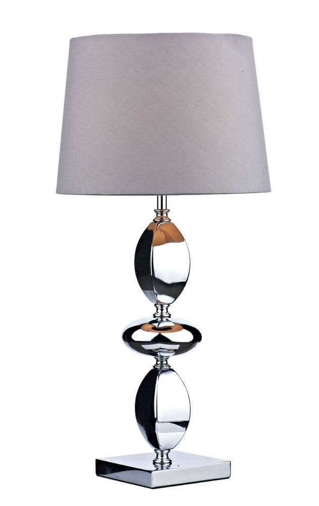 Wickford Polished Chrome Larger version Table Lamp + Shade WIC4250 (786179)