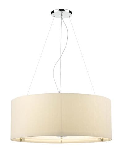 Zaragoza 6-light Cream Large scale 90cm Diameter Pendant Ceiling Light ZAR0633 (037540)