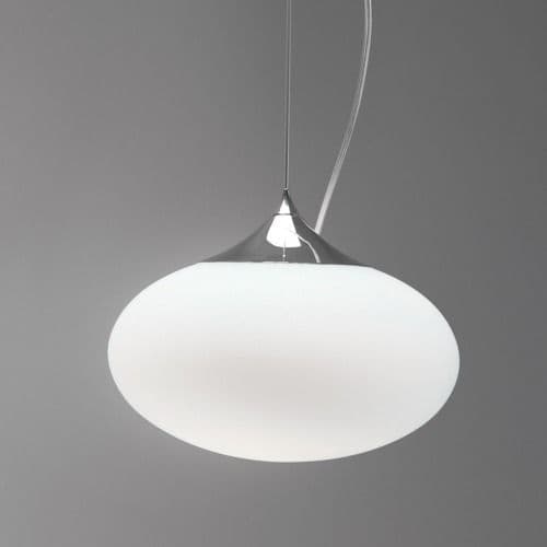 Zeppo Pendant 300 0965 Polished Chrome Pendant (Double Insulated)