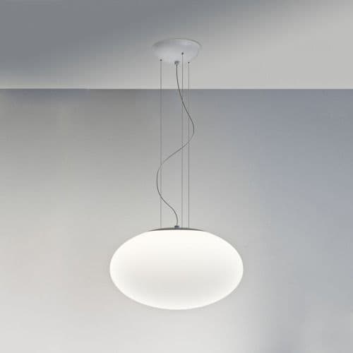 Zeppo Pendant 400 7094 Matt White Pendant (Double Insulated)