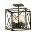 Oaks Lighting 2136/4 FARSUND 4 X 60W SES SEMI-FLUSH LI
