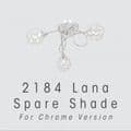 Oaks Lighting 2184 GL CH - LANA SPARE GLASS CHROME