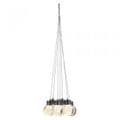 Oaks Lighting 2201/7 AS SAMOS MATT ANTIQUE SILVER