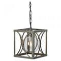 Oaks Lighting 3287/1 MS - RUT MATT ANTIQUE SILVER