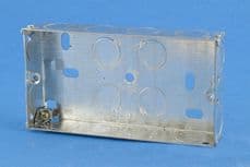 Primeline PSB225 25mm Pattress Wall Back Box 2 Gang
