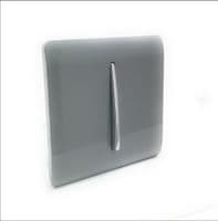 Trendi Artistic Modern Glossy Tactile Home Automation Switch Light Grey