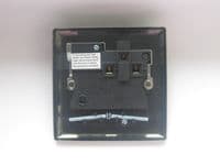 Varilight 1-Gang 13A Double Pole Switched Socket with Metal Rockers in Matt White
