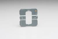 Varilight 1-Gang PowerGrid Plate including Yoke (Single Plate) in Matt White