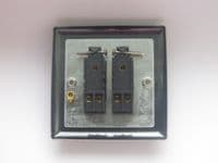Varilight 2-Gang 10A 1- or 2-Way Toggle Switch in Matt White