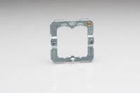 Varilight 2-Gang PowerGrid Plate including Yoke (Single Plate) in Matt White