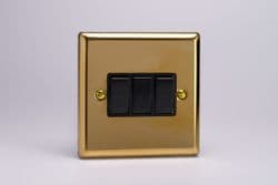 Piantana LED Boston, Touch-dimmer Nero/ottone - Foto 2