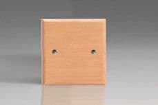 Varilight Kilnwood Single Blank Plate Scandic Beech Finish XKSBBE
