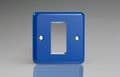Varilight Lily 1 Gang Datagrid Face Plate For 1 Data Module Reflex Royal Blue XYG1.RB