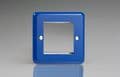 Varilight Lily 2 Gang Datagrid Face Plate For 2 Data Module Reflex Royal Blue XYG2.RB