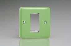 Varilight Pastel DataGrid Plate (1 Grid Space) in Standard plate Beryl Green - XYG1.BG