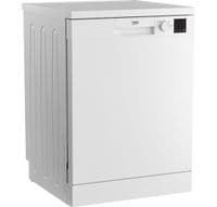Beko DVN04X20W Full size Dishwasher In White