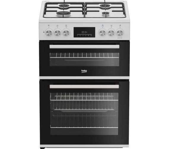 Beko FDD6231W 60cm Dual Fuel Cooker In White