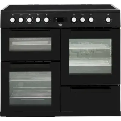 Beko KDVC100K 100cm Double Oven Range Cooker