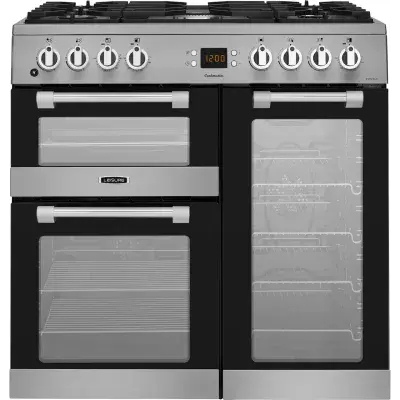 Leisure Cookmaster CK90F530X 90cm wide Dual Fuel Range Cooker with Gas Hob