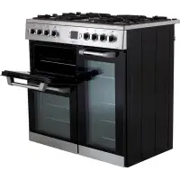 Leisure Cuisinemaster CS90F530X 90cm wide Dual Fuel Range Cooker with Gas Hob