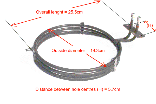 Ariston fan oven element ELEZN21Budget
