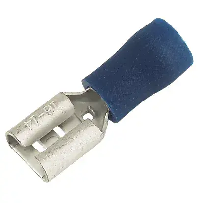 Blue Female Spade Terminal (2 Pack) - SPADE01
