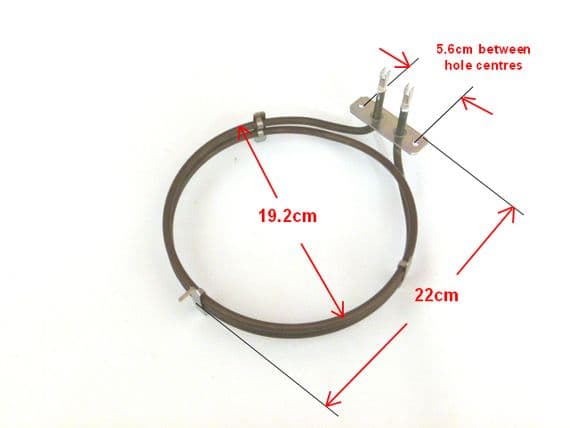 Brandt fan oven element ELEHY236IRCA