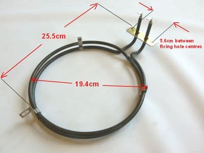 De Dietrich fan oven element ELEBNT6010H