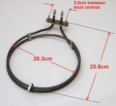 Hygena fan oven element ELEHY6708
