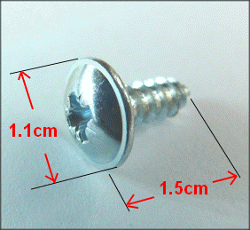 Self Tapping Screws (Pozi drive) pack of 10