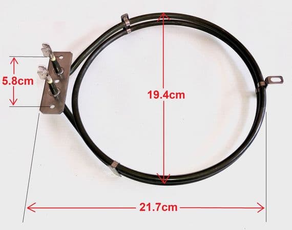 Smeg fan oven element ELESM90943