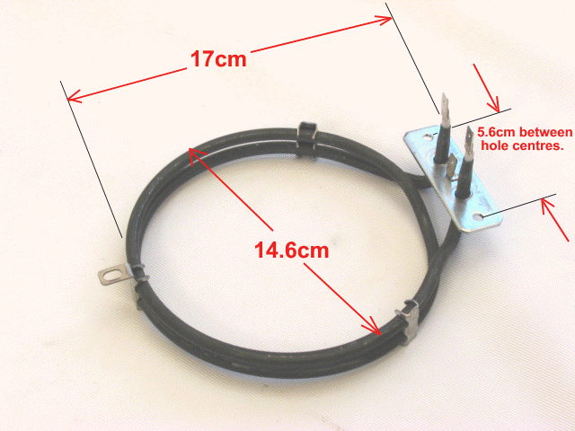 Tecnik fan oven element ELECY20376