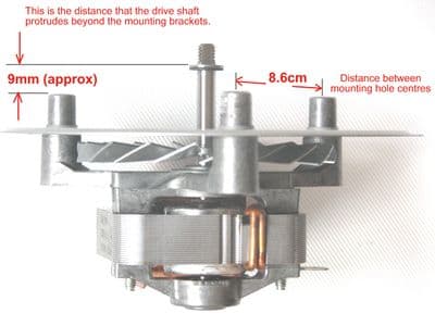 Tricity convection fan motor MTRBL52SC