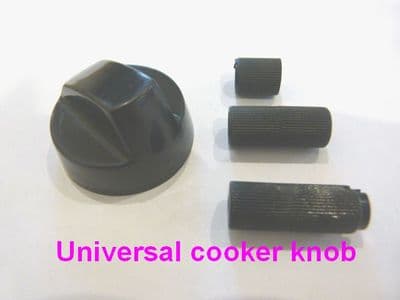 Universal cooker control knob UCCKB (Black)