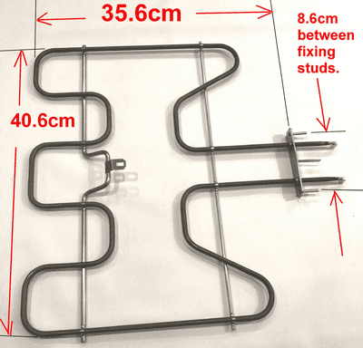 Zanussi grill/oven element ELEZN8018Gen