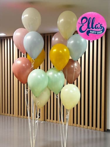 2 x Bouquet of 7 Helium Filled Balloons (any colour)