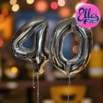 34" Supershape Number Balloon Helium filled