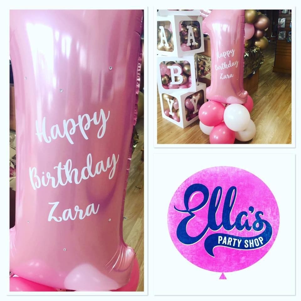 Nummer 9 Rosa Supershape Folienballon – 23 X 34 Cm (aufgeblasen Ca. 86 Cm), Helium-fähig, Für Geburtstagsdeko