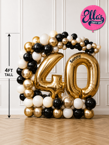 4ft Tall Supershape Double Digit Number Balloon Display