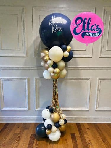 6ft Personalised Jumbo Balloon Column Any colours