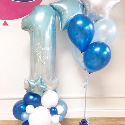 Bespoke 1st Birthday Blue Ombre Package