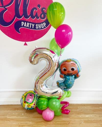 Bespoke Coco Melon Themed Number Display