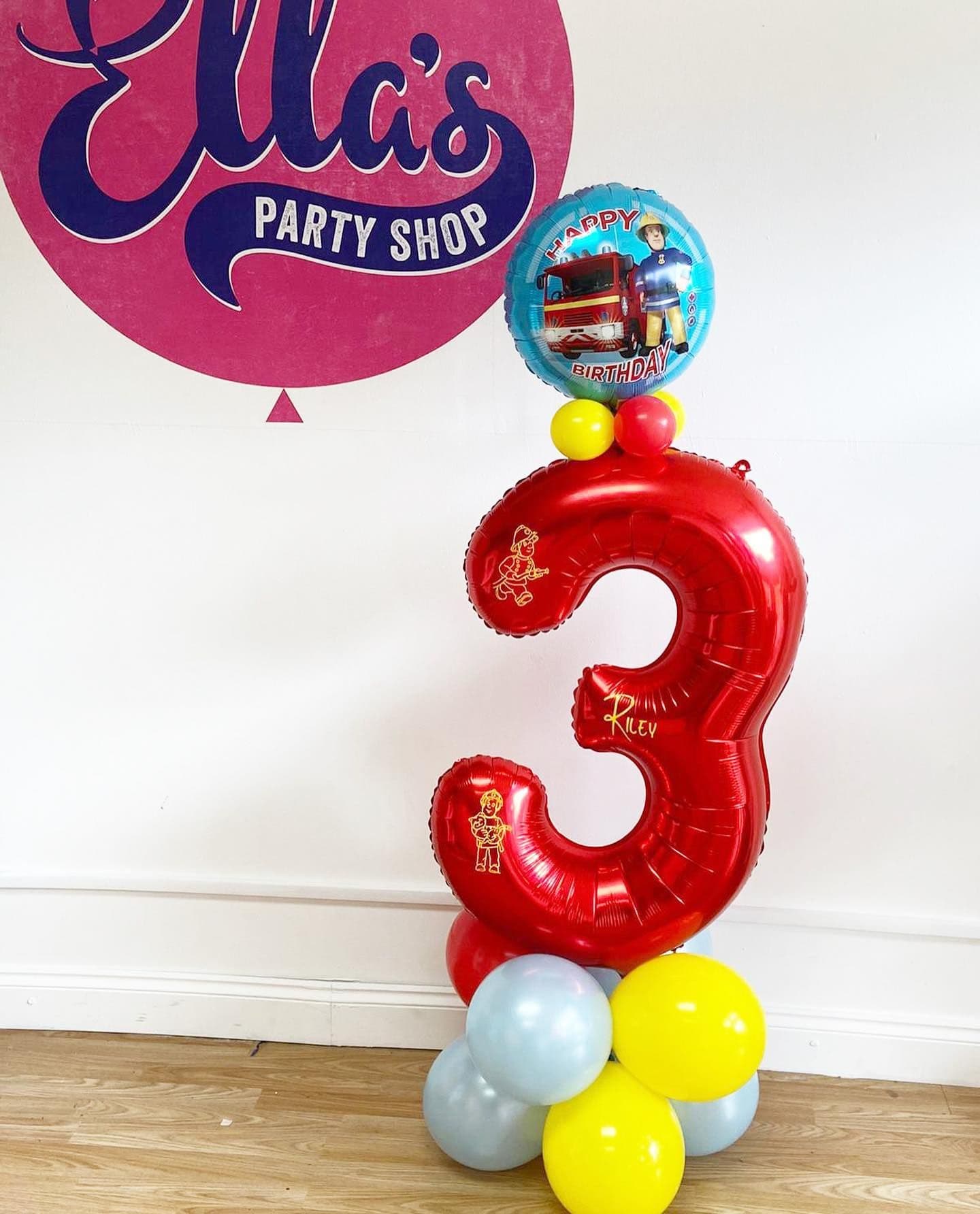 Bespoke Fireman Sam Number Display